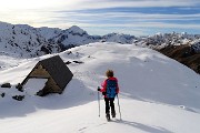 Sulle nevi alle baite alte in Arete-Valegino dal Forno di Cambrembo il 1 dicembre 2016 - FOTOGALLERY